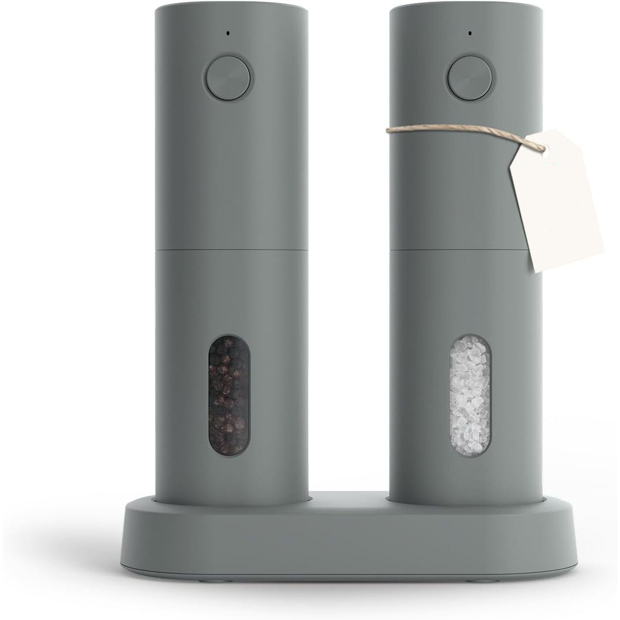 Electric Salt and Pepper Grinder Set – USB Rechargeable Automatic Spice Mills with LED Light & Adjustable Coarseness