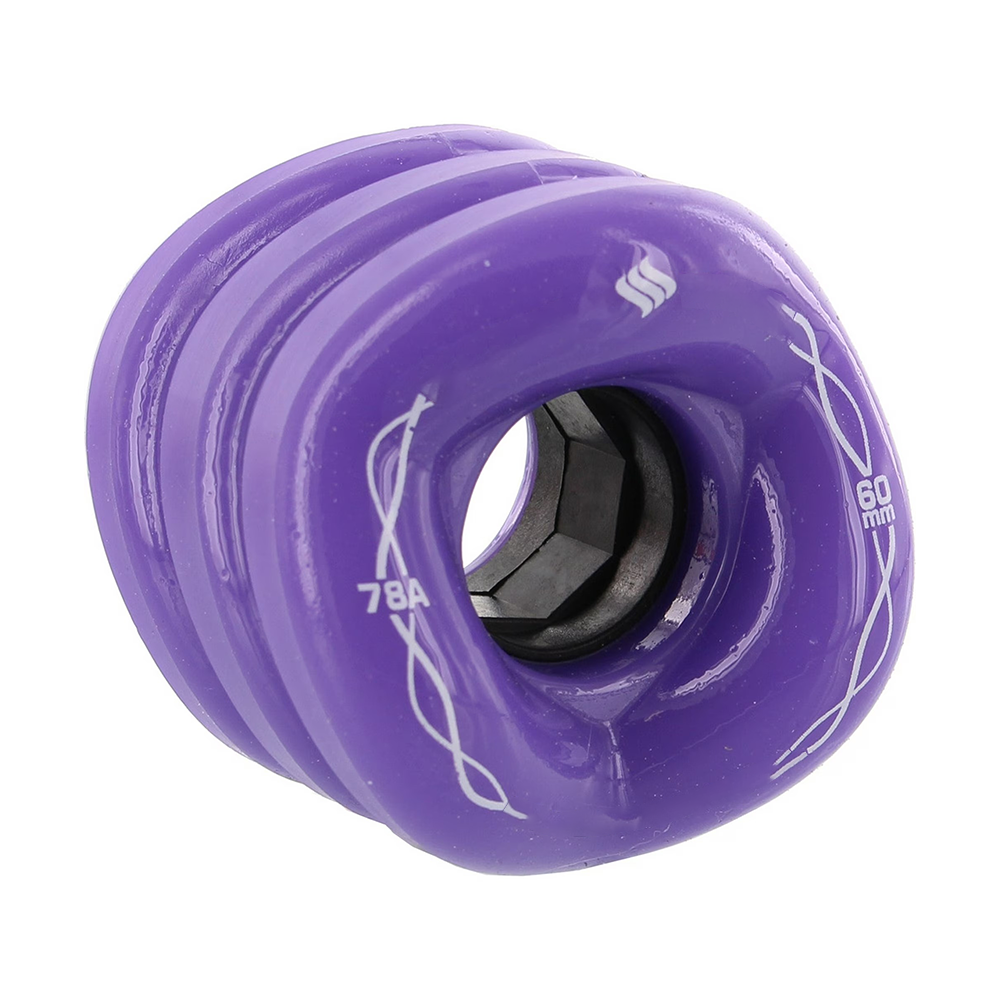 Skateboard wheels 78a 60mm pure white