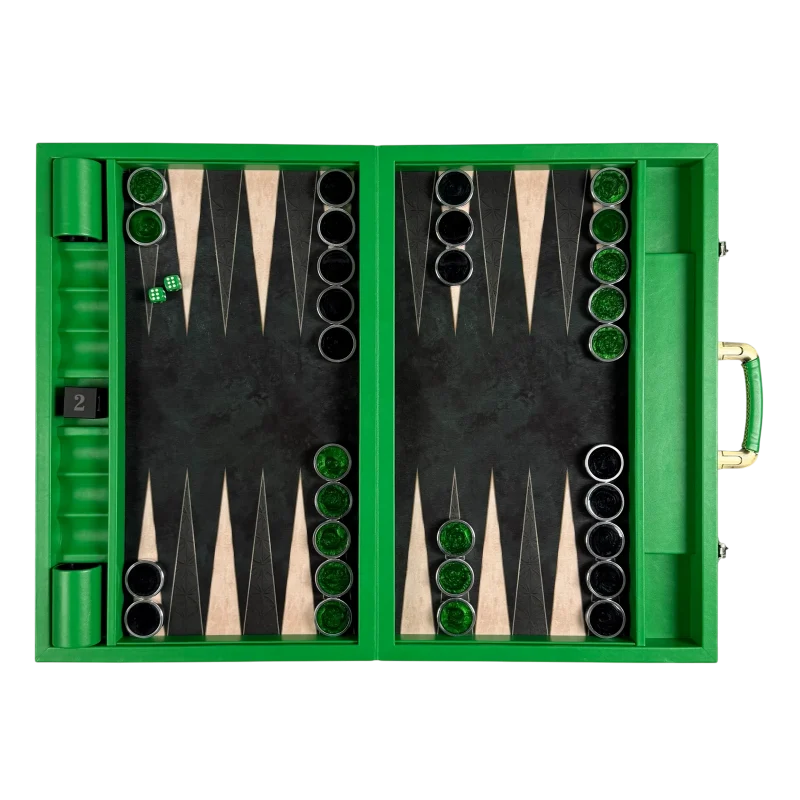 Premium Modern Tournament Backgammon Set