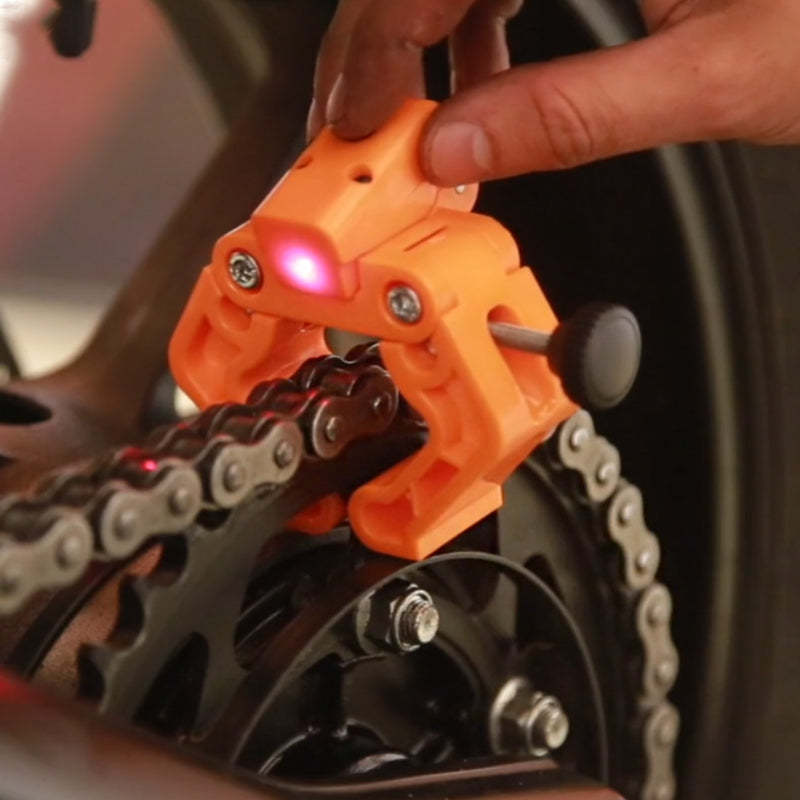 Motorcycle laser calibration tool