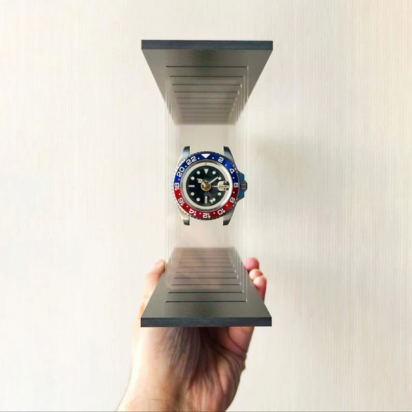 3D Deconstructed Mechanical Watch Art | Handcrafted Display in Acrylic Case