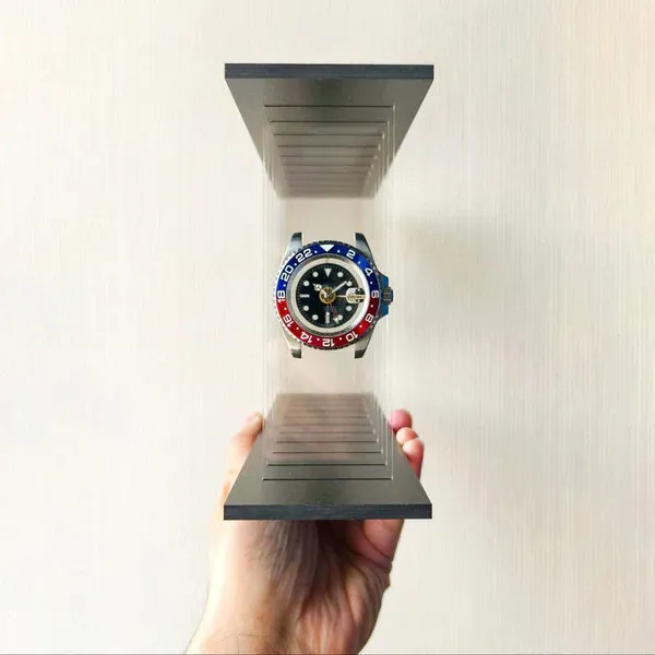 3D Deconstructed Mechanical Watch Art | Handcrafted Display in Acrylic Case