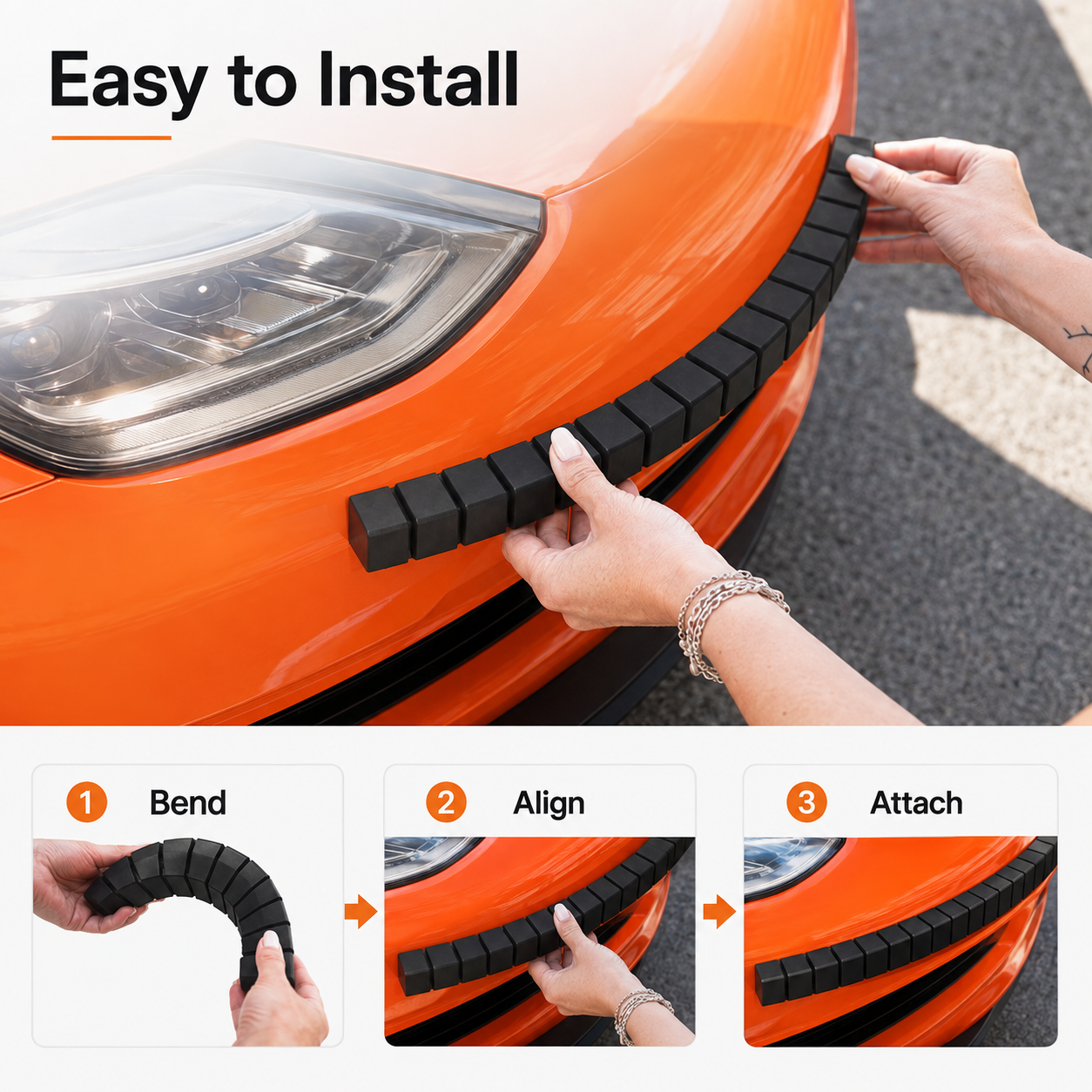 Magnetic Car Bumper Protection System