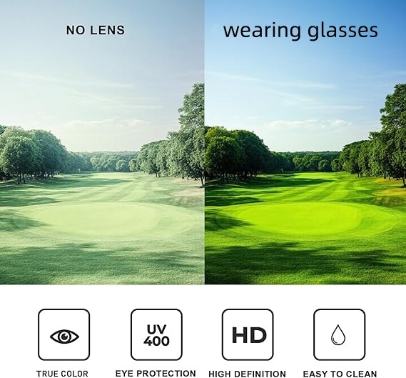 Polarized Sports Sunglasses – UV400, 18g Lightweight for Golf & Outdoor 🕶️⛳