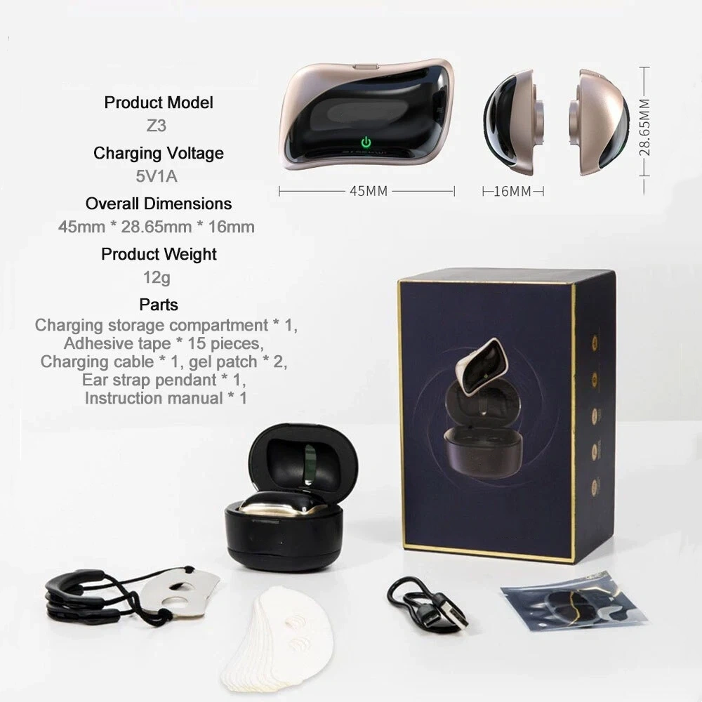 Smart Jaw Massager – AI-Powered Anti-Snoring Device with Charging Case 