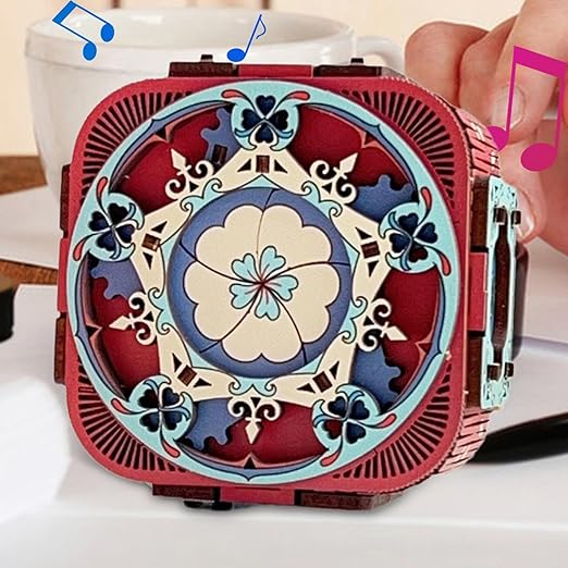 Wooden 3D Puzzle Music Box Kit