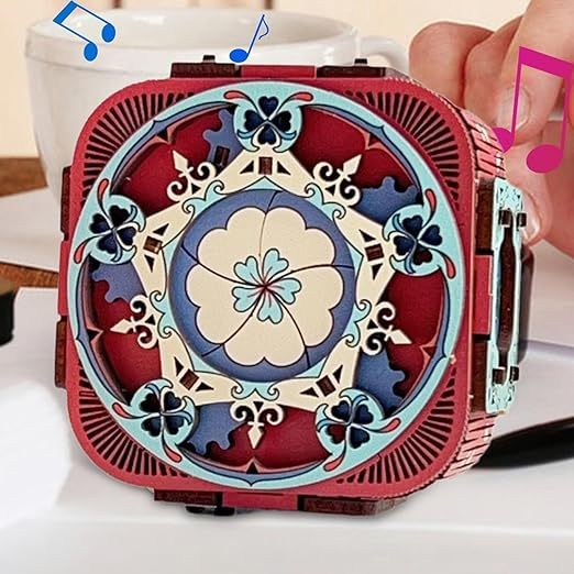 Wooden 3D Puzzle Music Box Kit