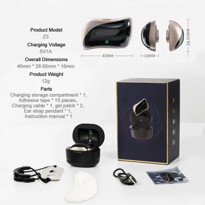 Smart Jaw Massager – AI-Powered Anti-Snoring Device with Charging Case 