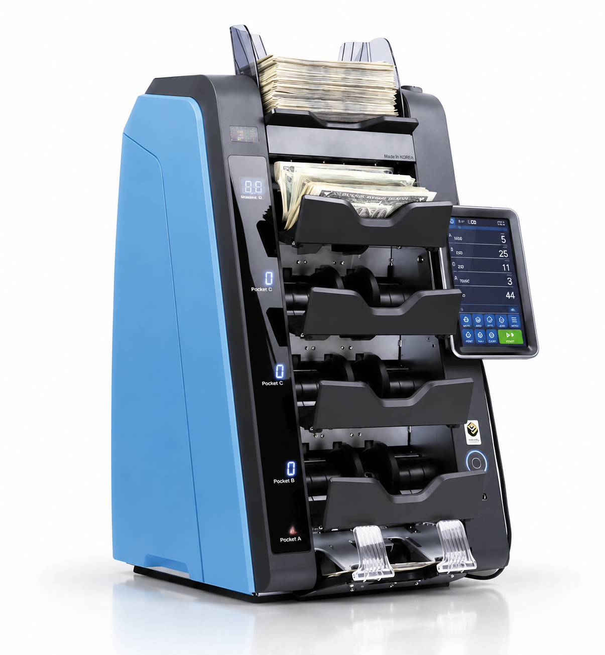 VaultSort V5 – 5-Pocket High-Speed Currency Sorter