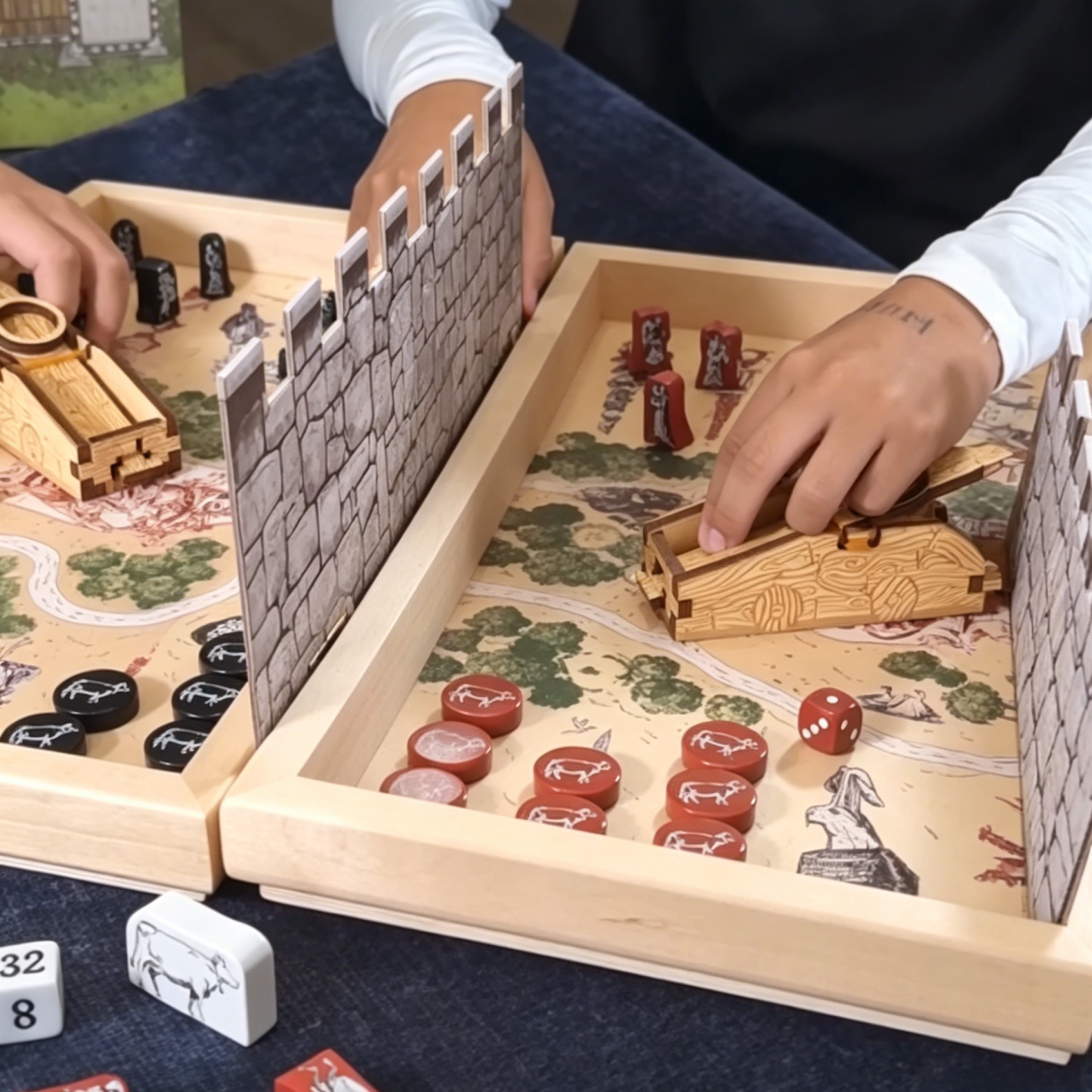 Fetchez la Vache! – 3-in-1 Game Set | Beechwood Board | Catapults