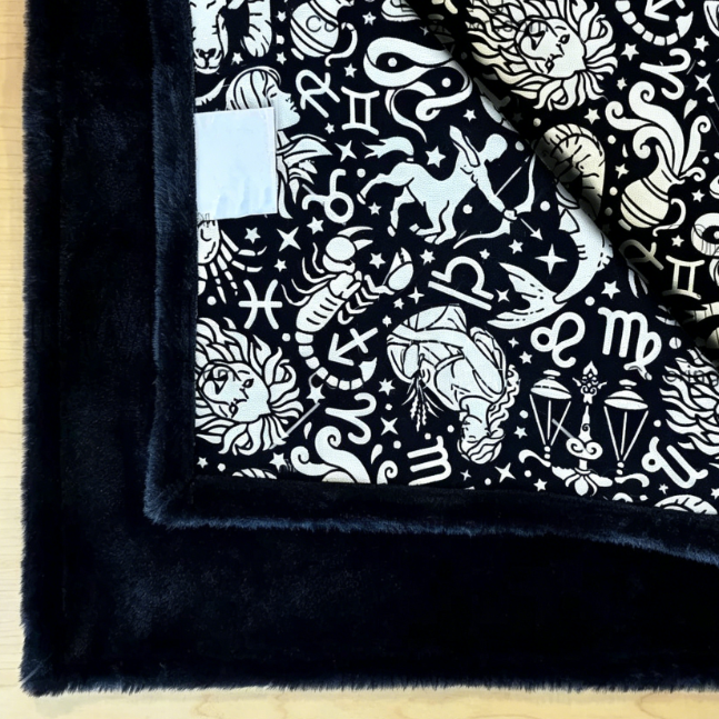 Creative Colorable Cotton Canvas Blanket