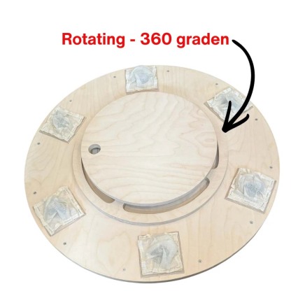 Rotating Mini Billiards Chip Battle Game