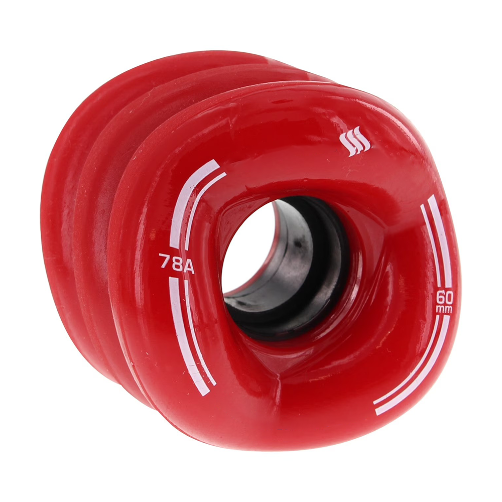 Skateboard wheels 78a 60mm pure white