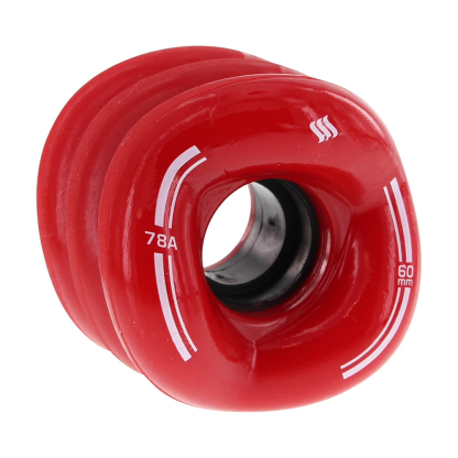 Skateboard wheels 78a 60mm pure white