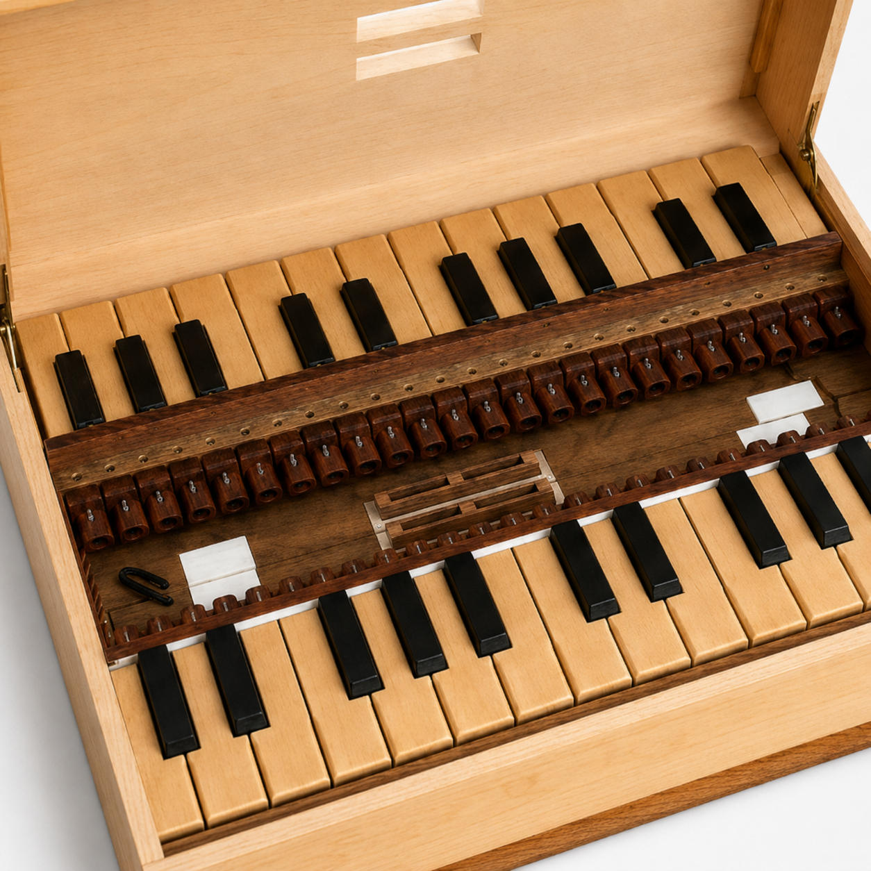 Bible Regal Organ – Foldable Mechanical Reed Organ with Dual Bellows