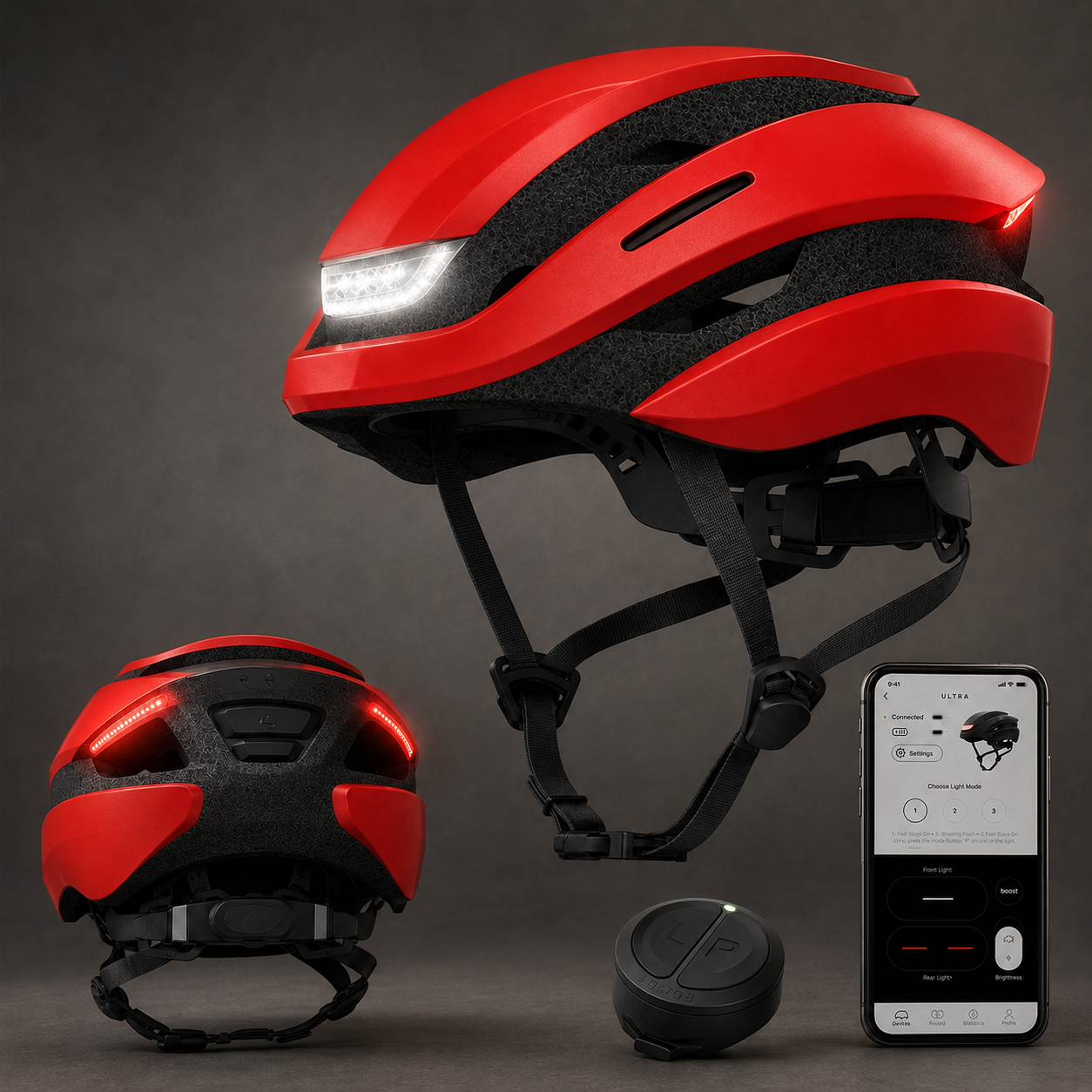 Smart LED Bicycle Helmet with Turn Signals