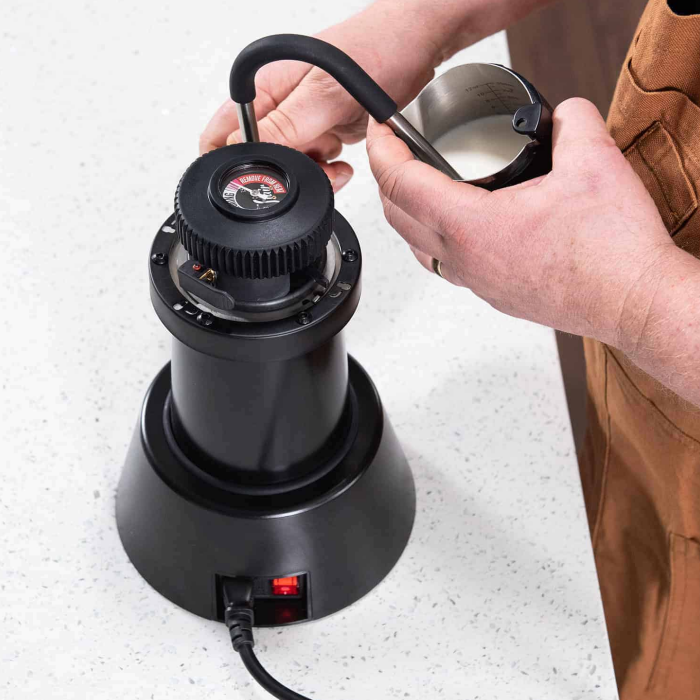 The Electric Milk Steamer – Pro Microfoam, Cool-Touch Wand, 5-Minute Heat-Up