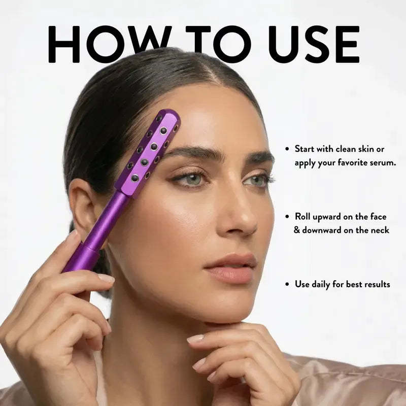 Facial Massaging Beauty Roller – Daily Skincare Tool for Comfort
