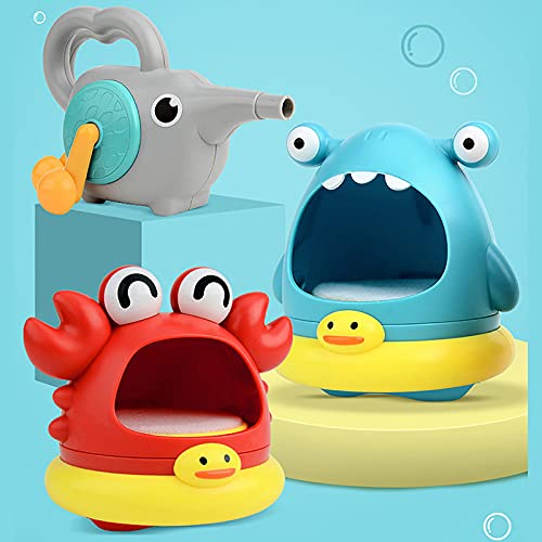 Creative shower bubble toys shaped like sharks or crabs