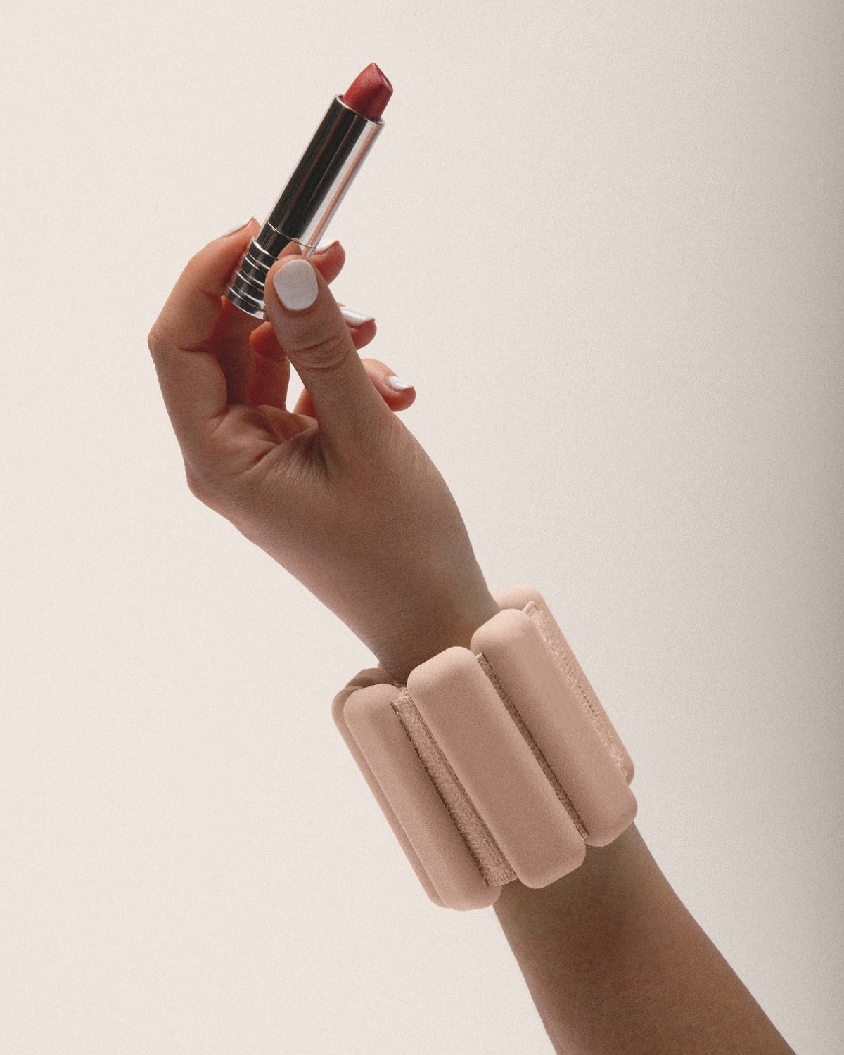 Sculpted Silicone Weighted Bangles | 1lb Each for Wrists & Ankles, with Travel Case