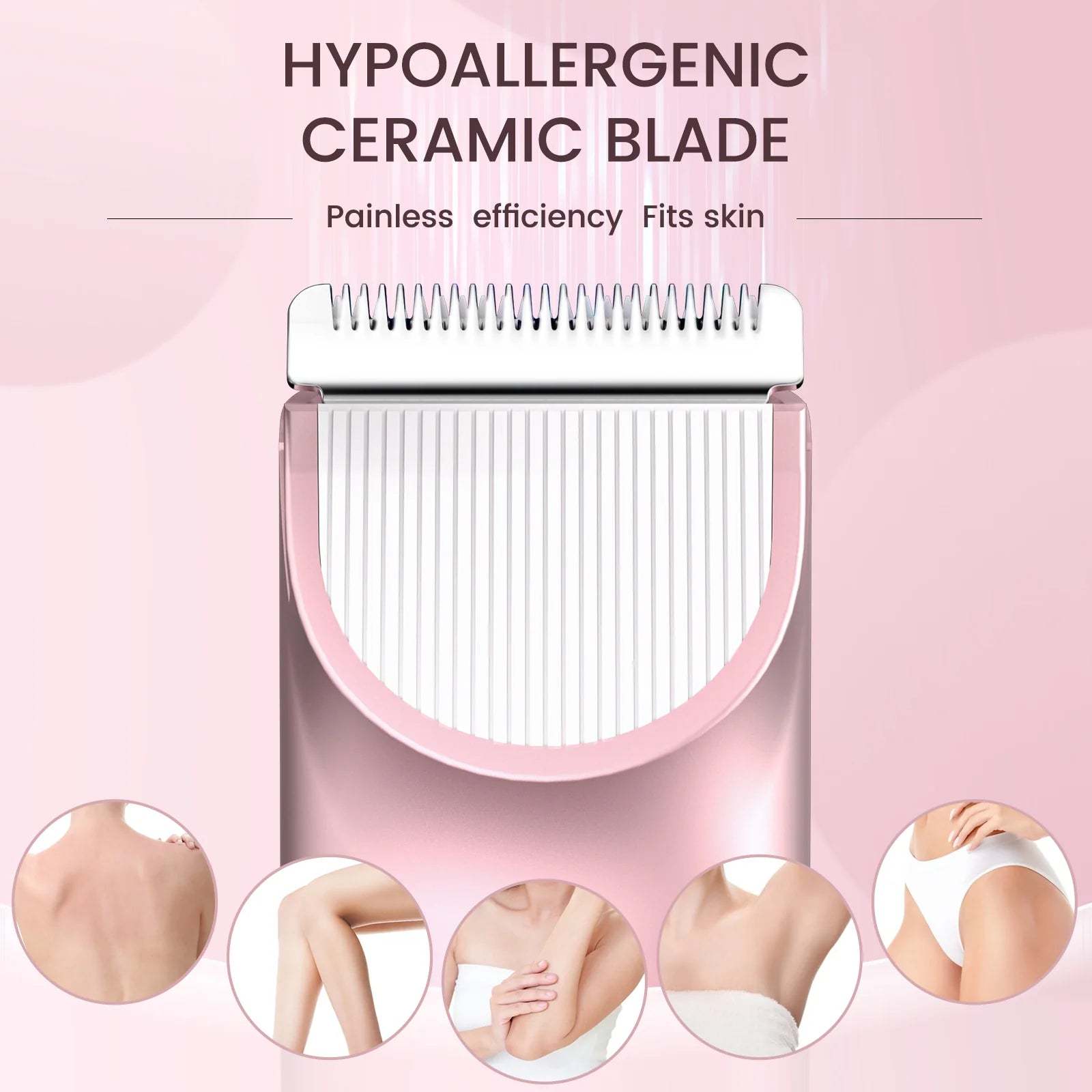 3-in-1 Portable Women's Bikini Trimmer & Shaver – Dual-Head Design