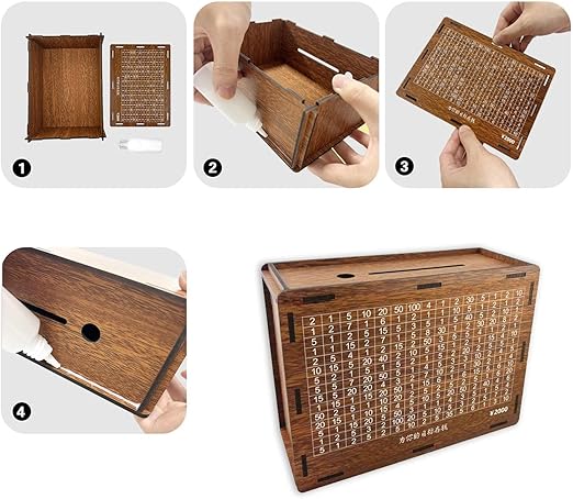 Wooden Puzzle & Money Bank Set | 194-Piece Irregular Space-Themed Educational Game for Adults & Kids