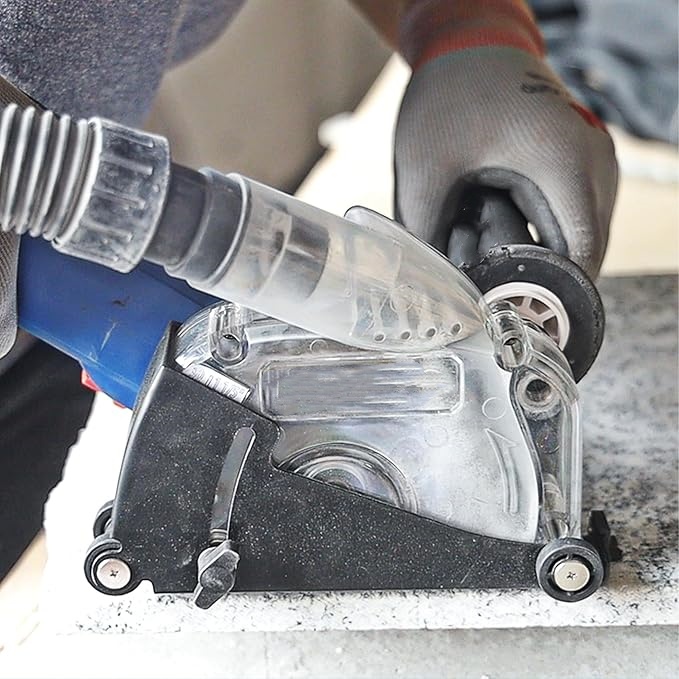 Angle Grinder Dust Shroud : Fits 4.5″ & 5″ Grinders