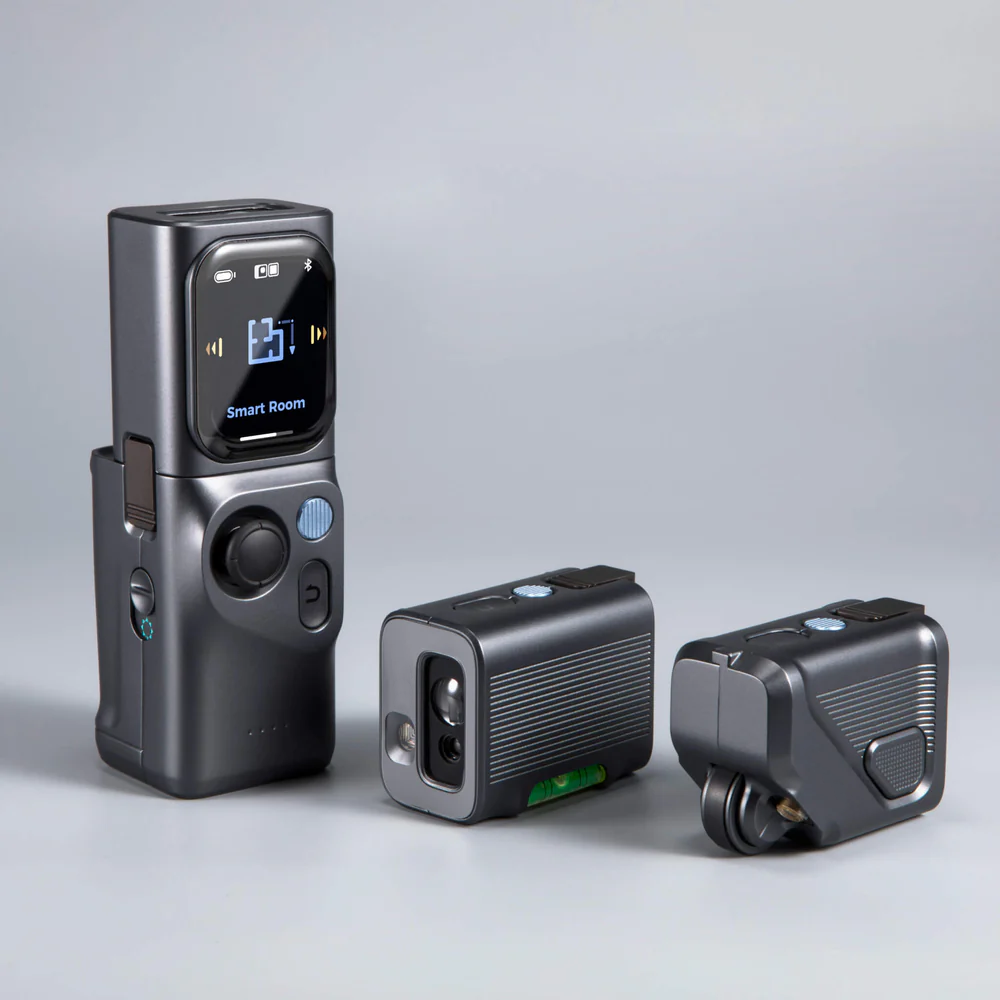 4-in-1 Modular Laser Measuring Kit | Smart Planner, Bilateral Laser & Digital Scale Roller