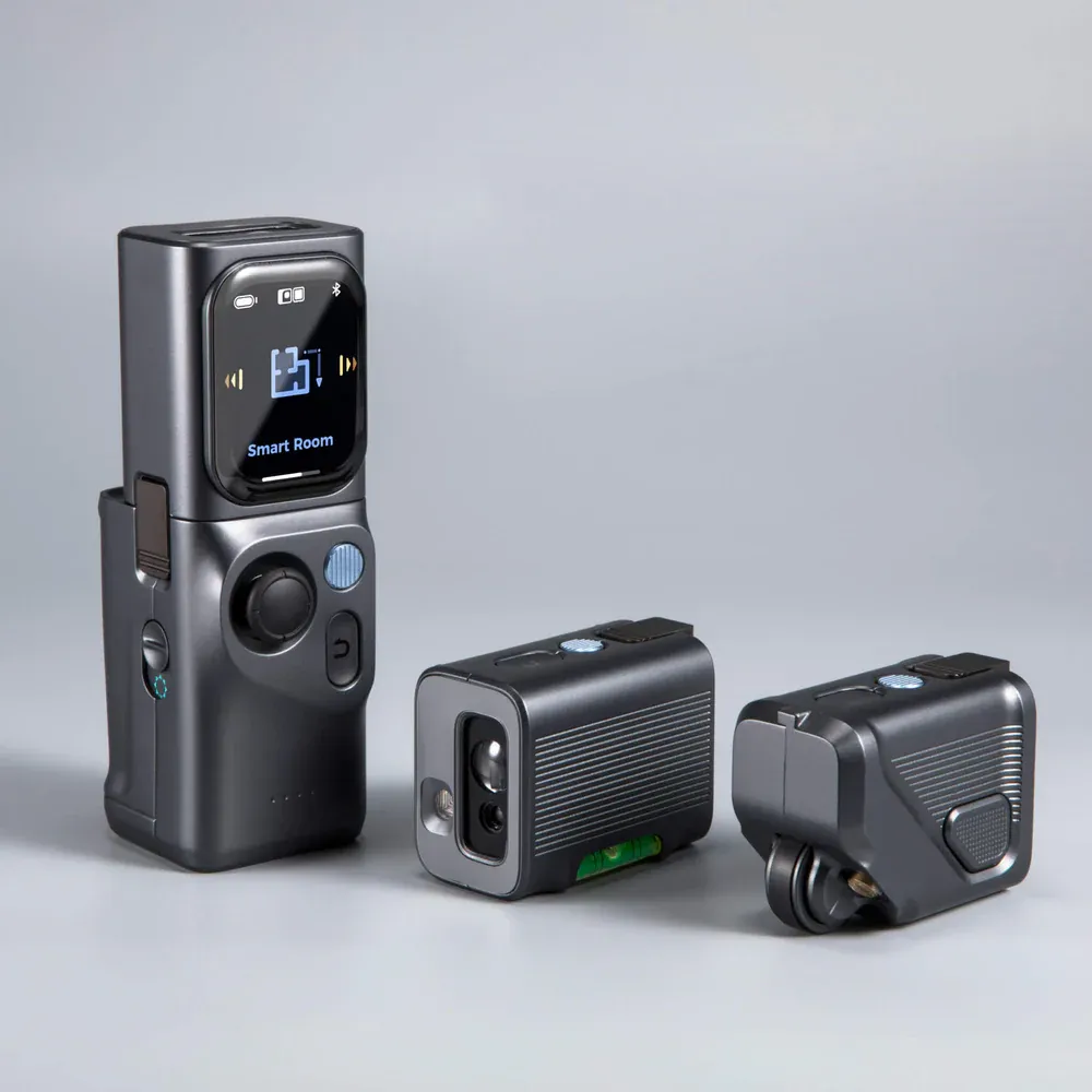 4-in-1 Modular Laser Measuring Kit | Smart Planner, Bilateral Laser & Digital Scale Roller