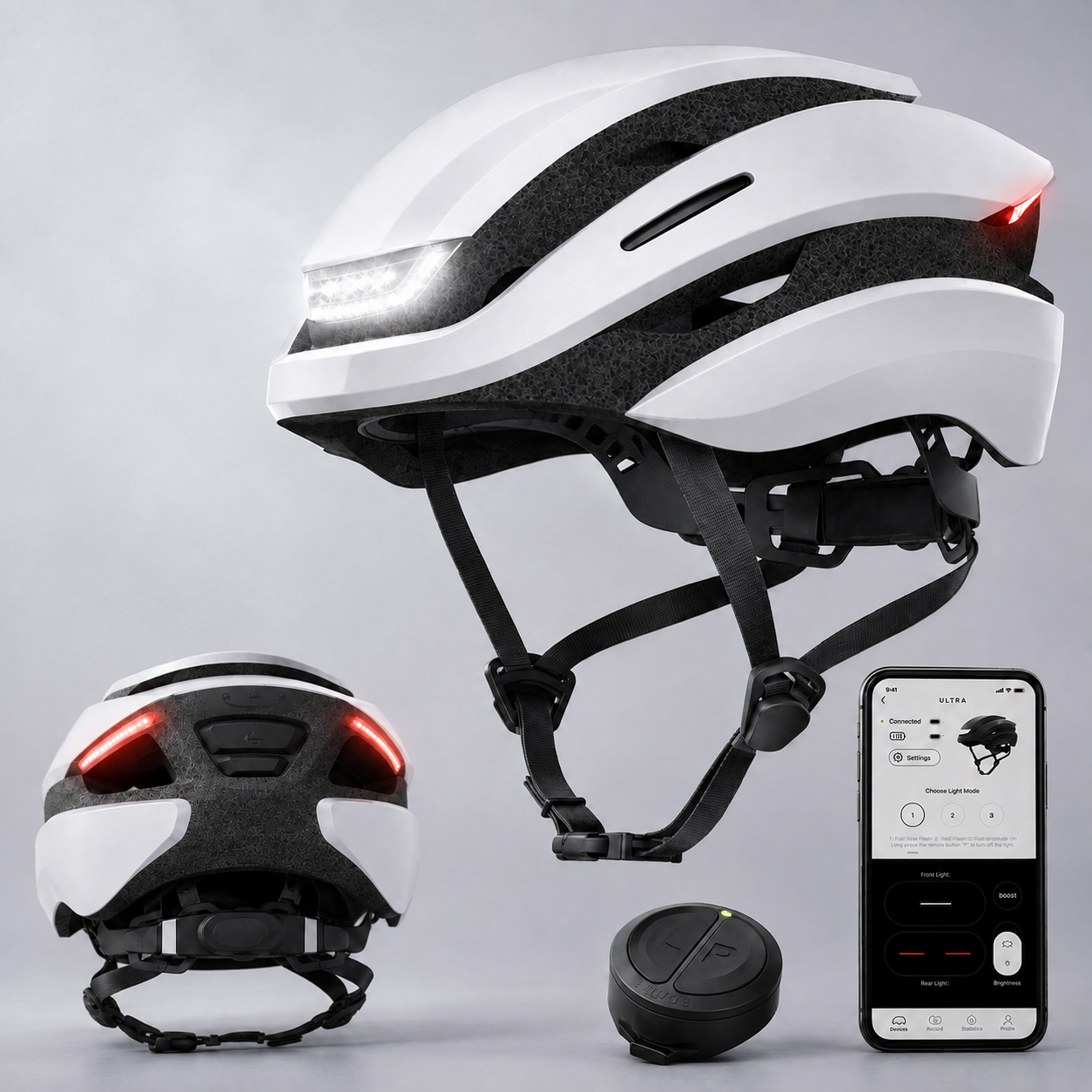 Smart LED Bicycle Helmet with Turn Signals