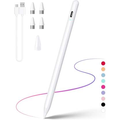 High Precision Touch Pen – Compatible with iOS and Android Devices, Magnetic Design