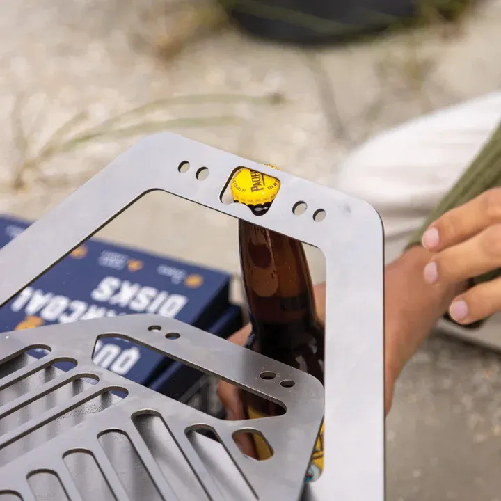 Porta-Grill FlatFire System | Collapsible Stainless Steel Grill & Fire Pit