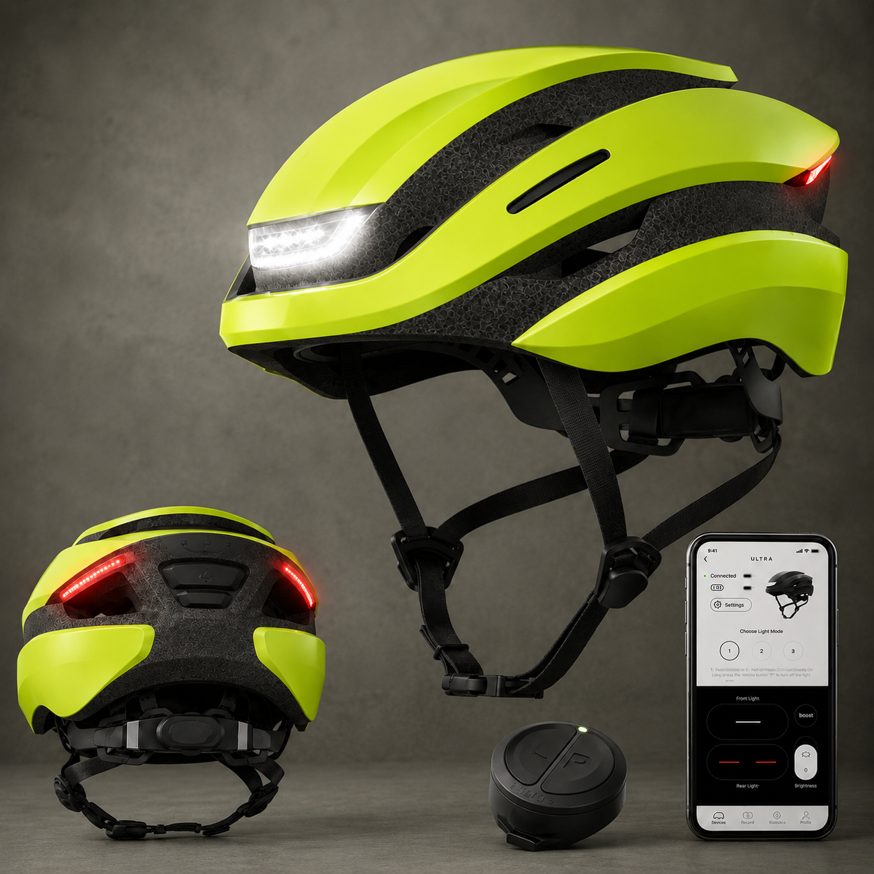 Smart LED Bicycle Helmet with Turn Signals