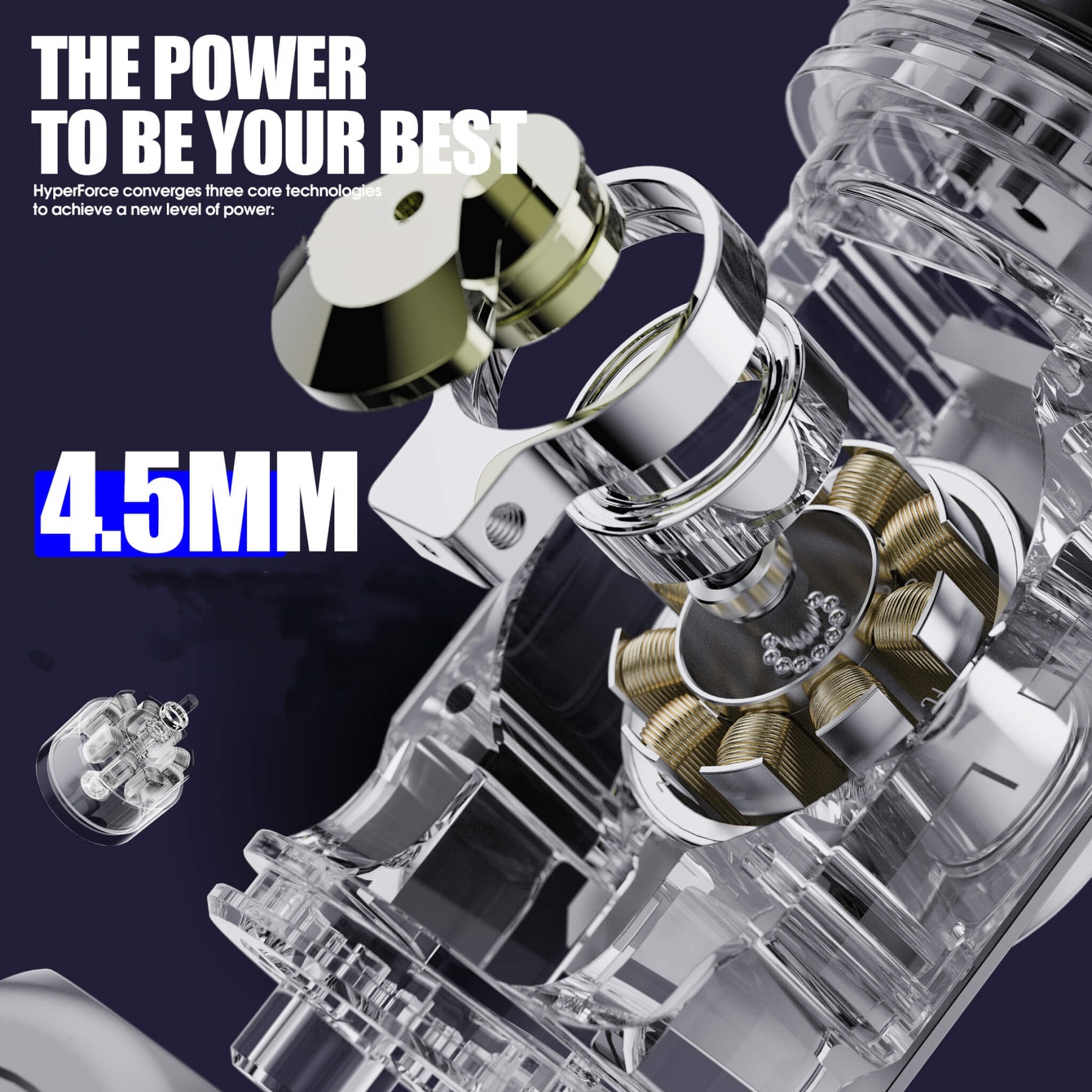 Wireless Tattoo Pen Kit : 4.5mm Stroke + Brushless Motor