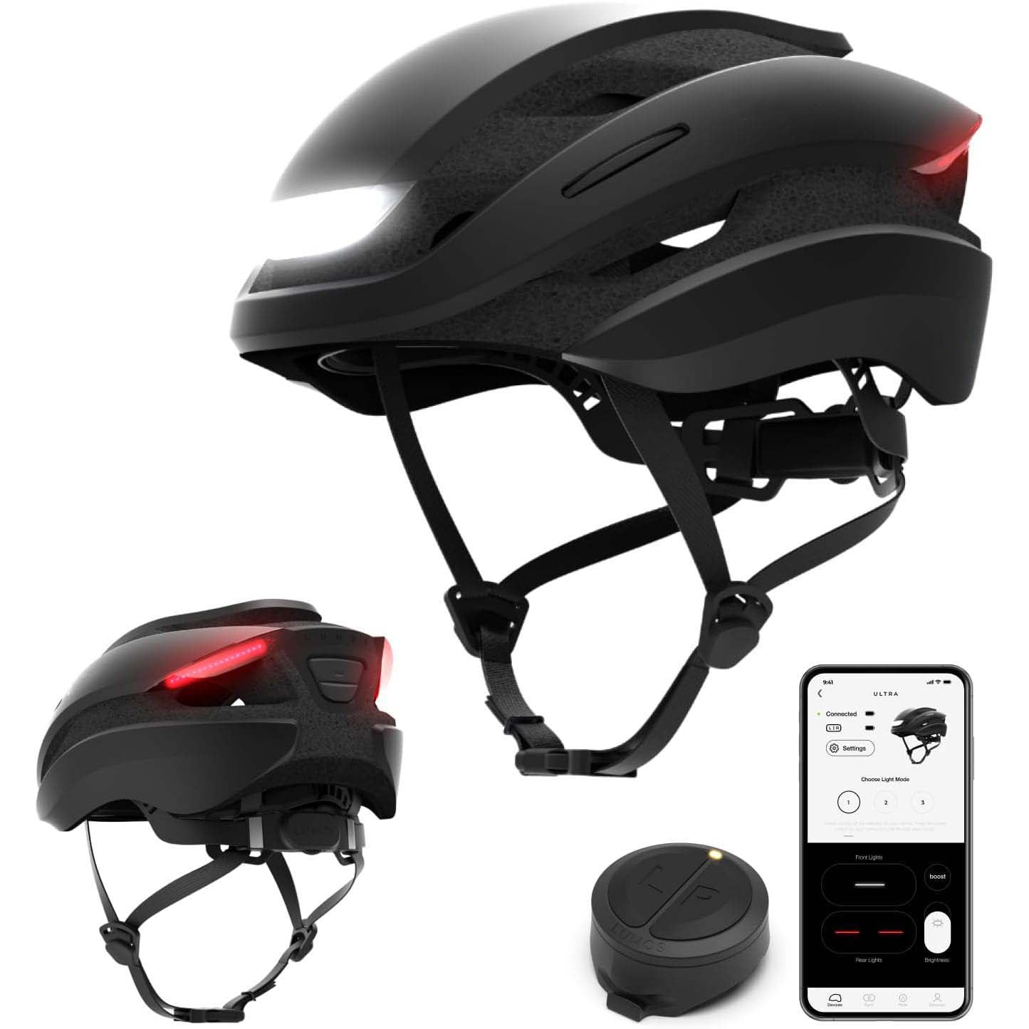 Smart LED Bicycle Helmet with Turn Signals