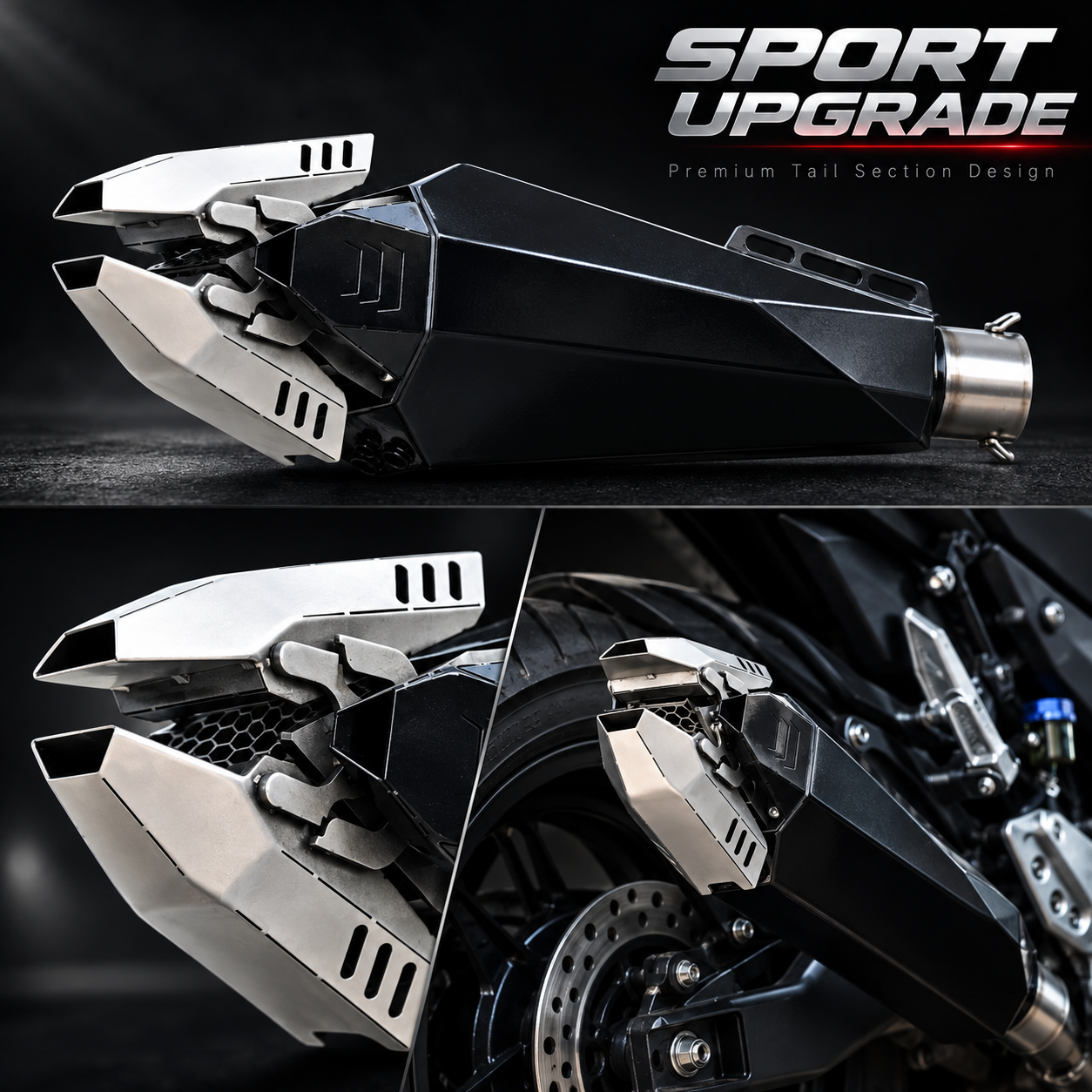 Universal Racing Motorcycle Exhaust Muffler