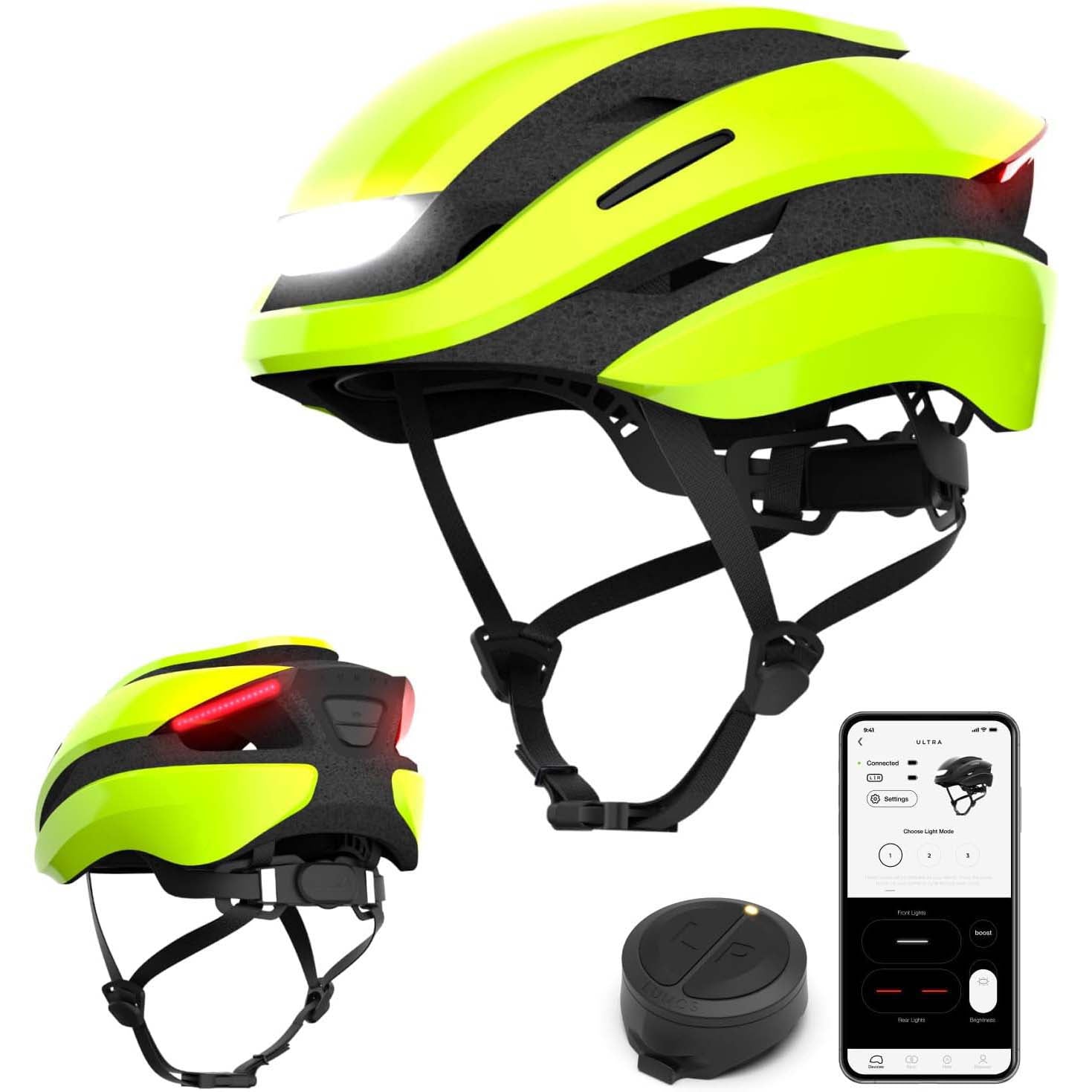 Smart LED Bicycle Helmet with Turn Signals