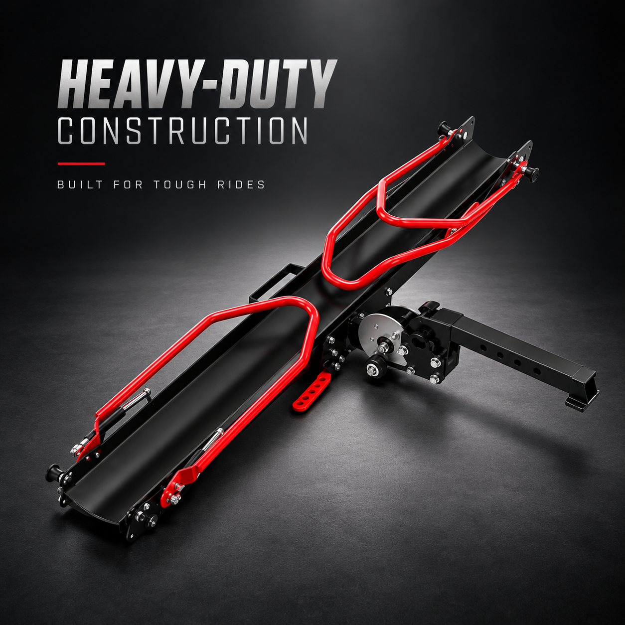 Heavy-Duty Hitch-Mounted Dirt Bike Carrier