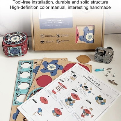 Wooden 3D Puzzle Music Box Kit