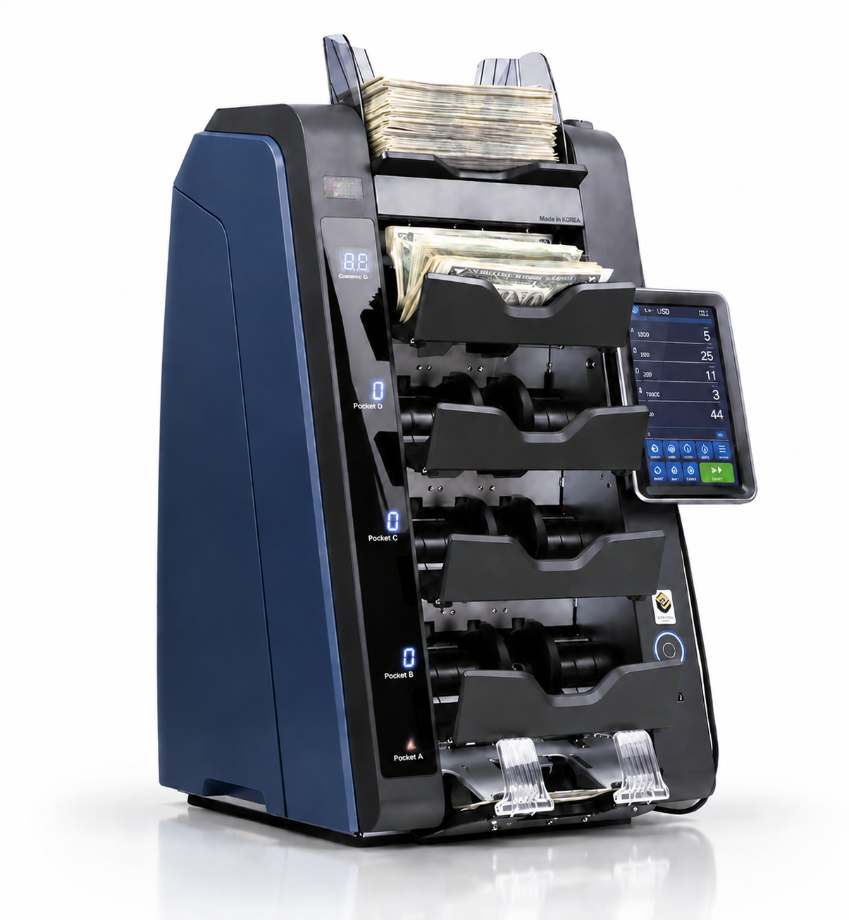VaultSort V5 – 5-Pocket High-Speed Currency Sorter