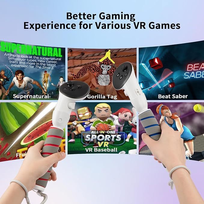 Multi-game VR controller grip