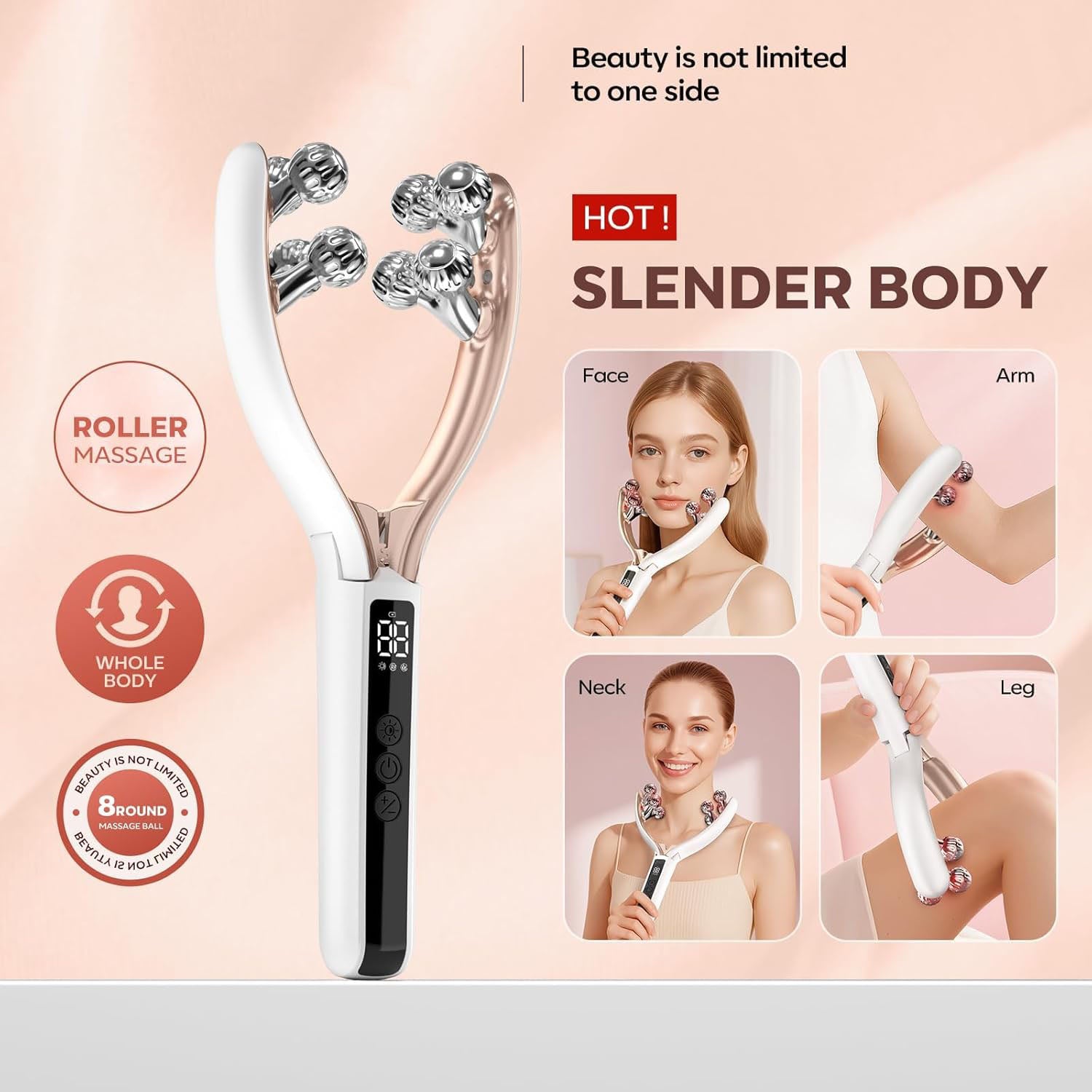 Facial Massager for Face and Neck – Lymphatic Drainage, Sculpting, and Contouring