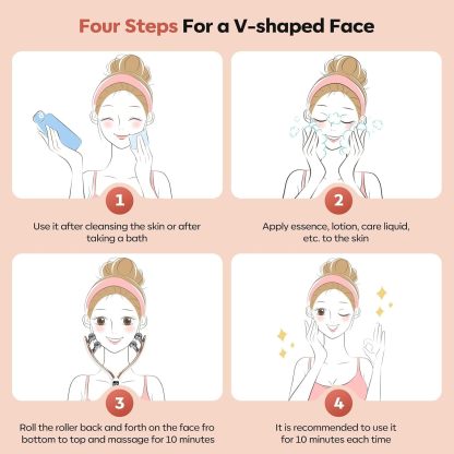 Facial Massager for Face and Neck – Lymphatic Drainage, Sculpting, and Contouring