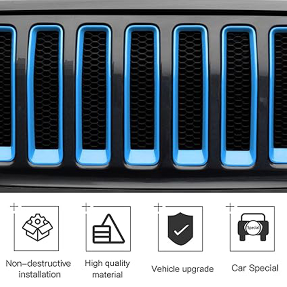 Amber/RGB grille lights for 24-25 JL JT grilles