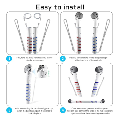 Multi-game VR controller grip