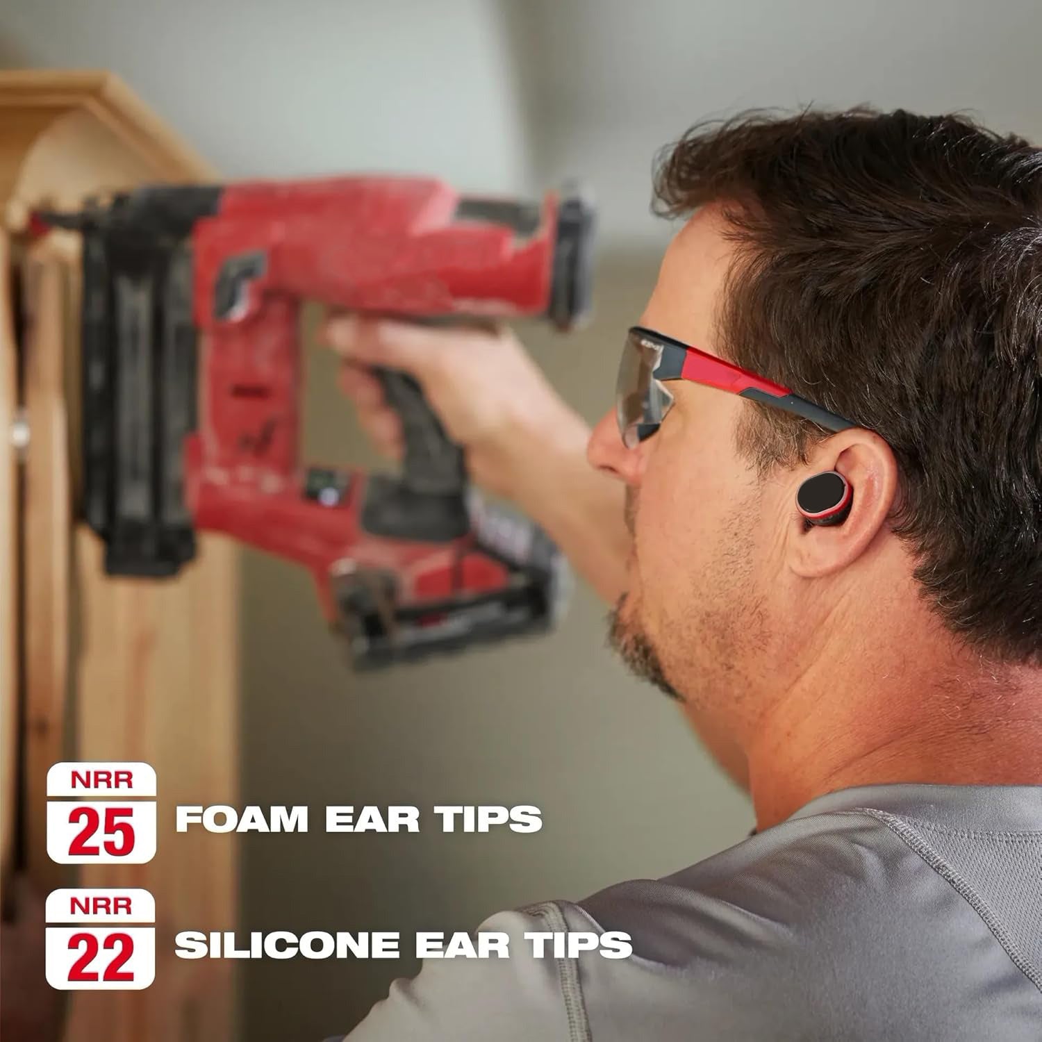 Wireless Jobsite Earbuds – Bluetooth 5.1 | 55 ft Range