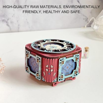 Wooden 3D Puzzle Music Box Kit