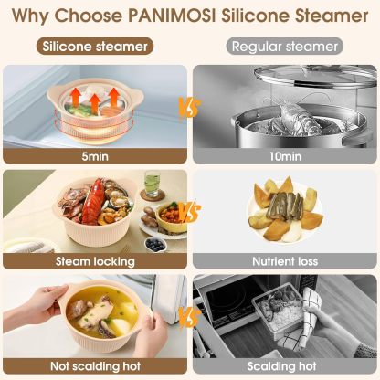 Microwave Silicone Steamer