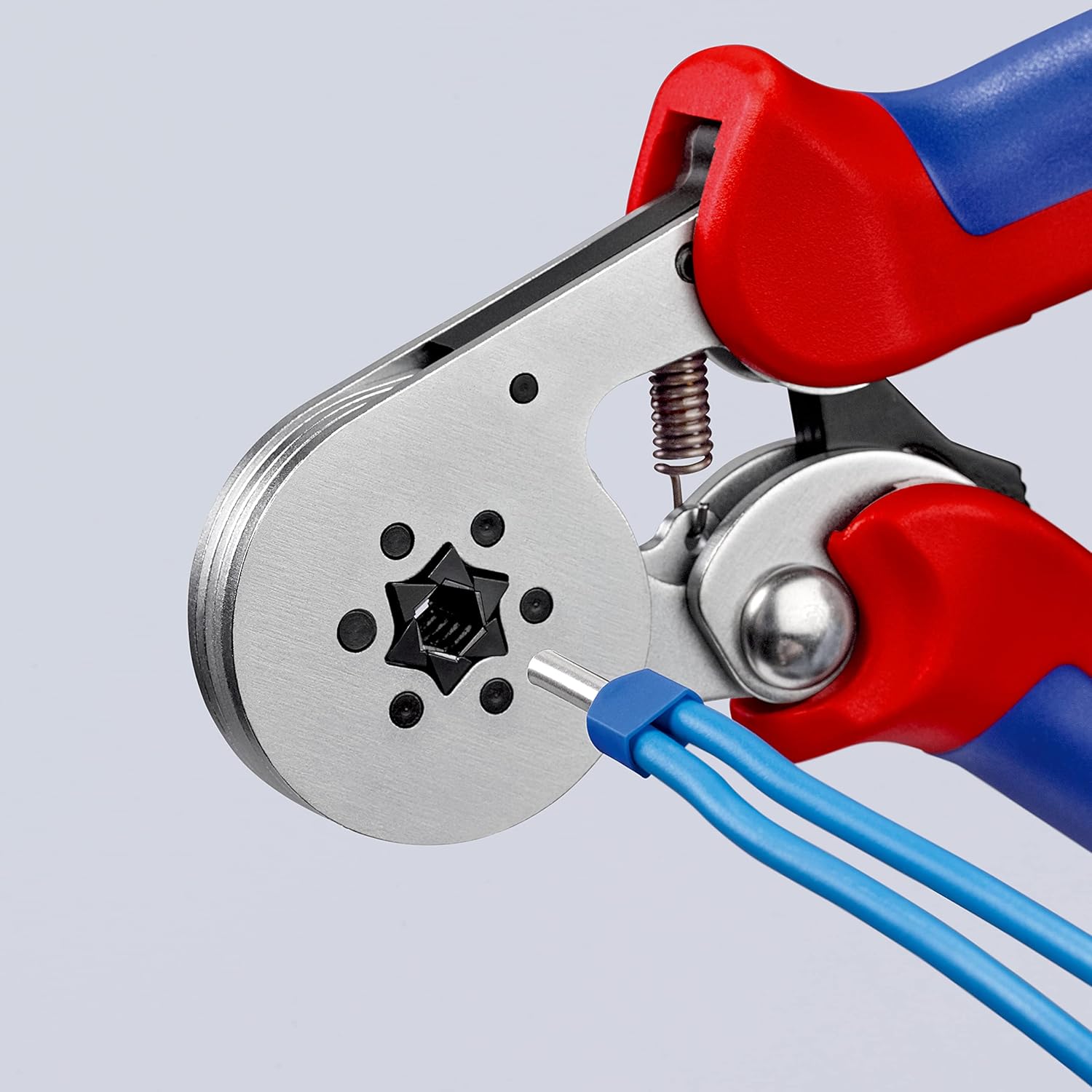 Self-Adjusting Crimping Pliers for Wire Ferrules – 180 mm, Hexagonal Crimping