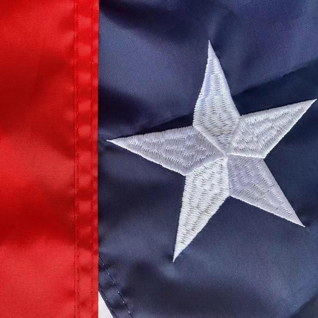 USA Patriotic Nylon Bunting – Pleated Flag